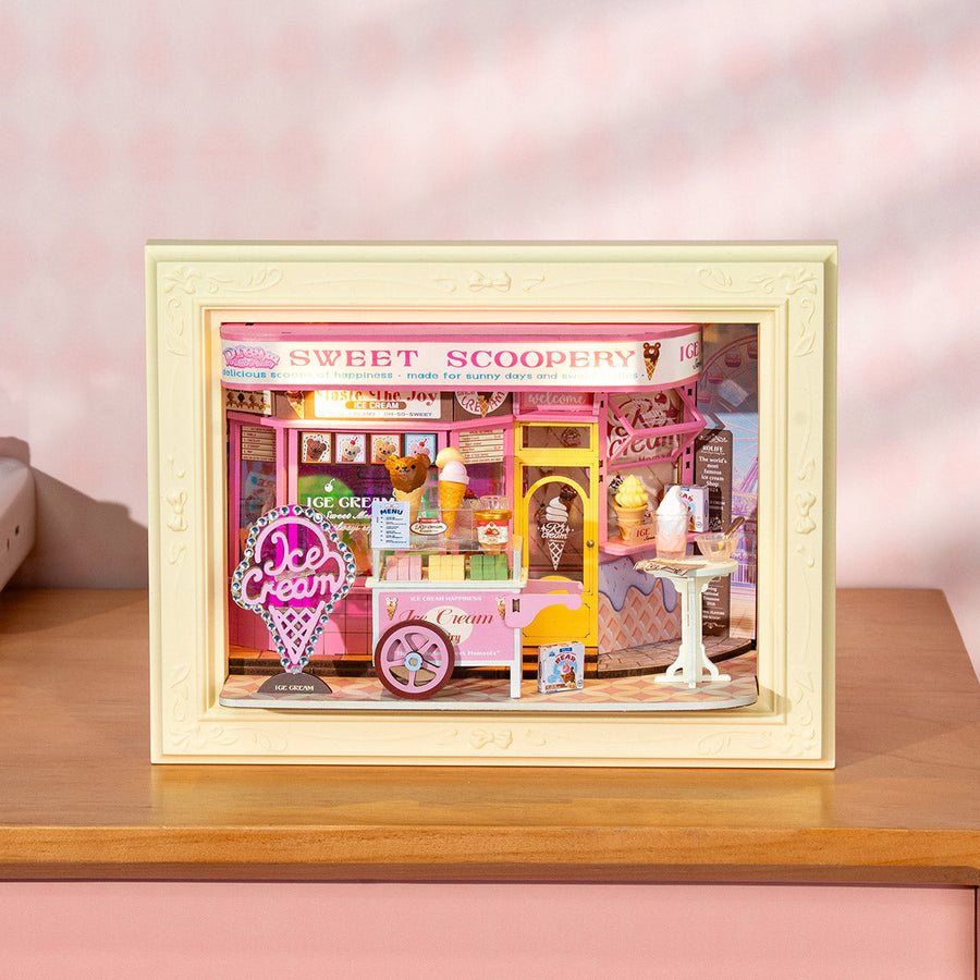 Rolife 3D Wooden Puzzle - Sweet Scoopery Ice Cream DP002