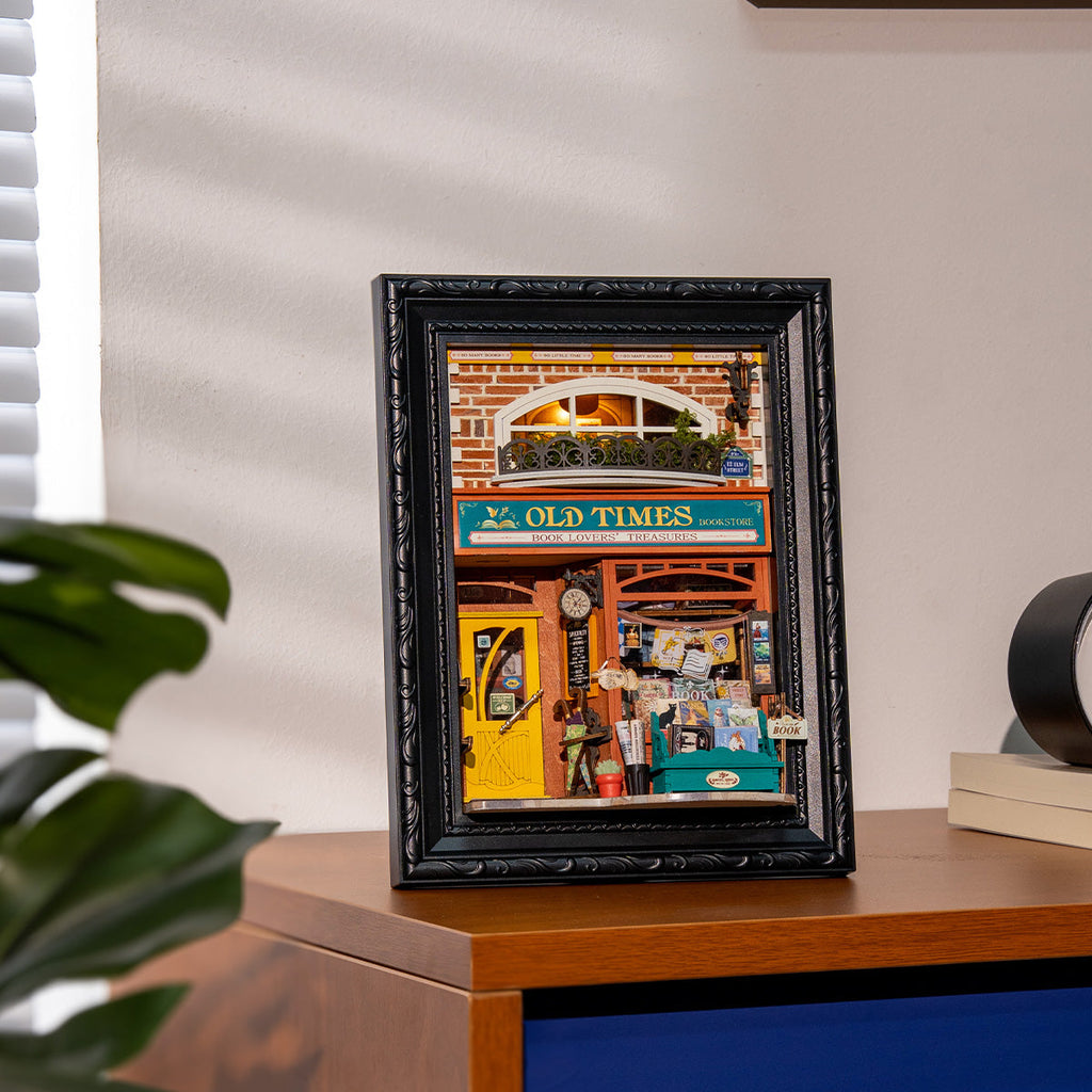 Rolife 3D Wooden Puzzle - Old Times Bookstore DP004