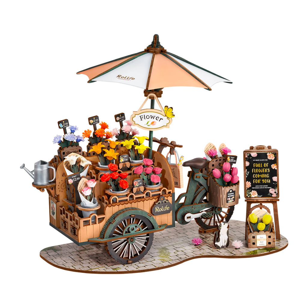 Rolife 3D Wooden Puzzle- Bloosom Cart TGS03