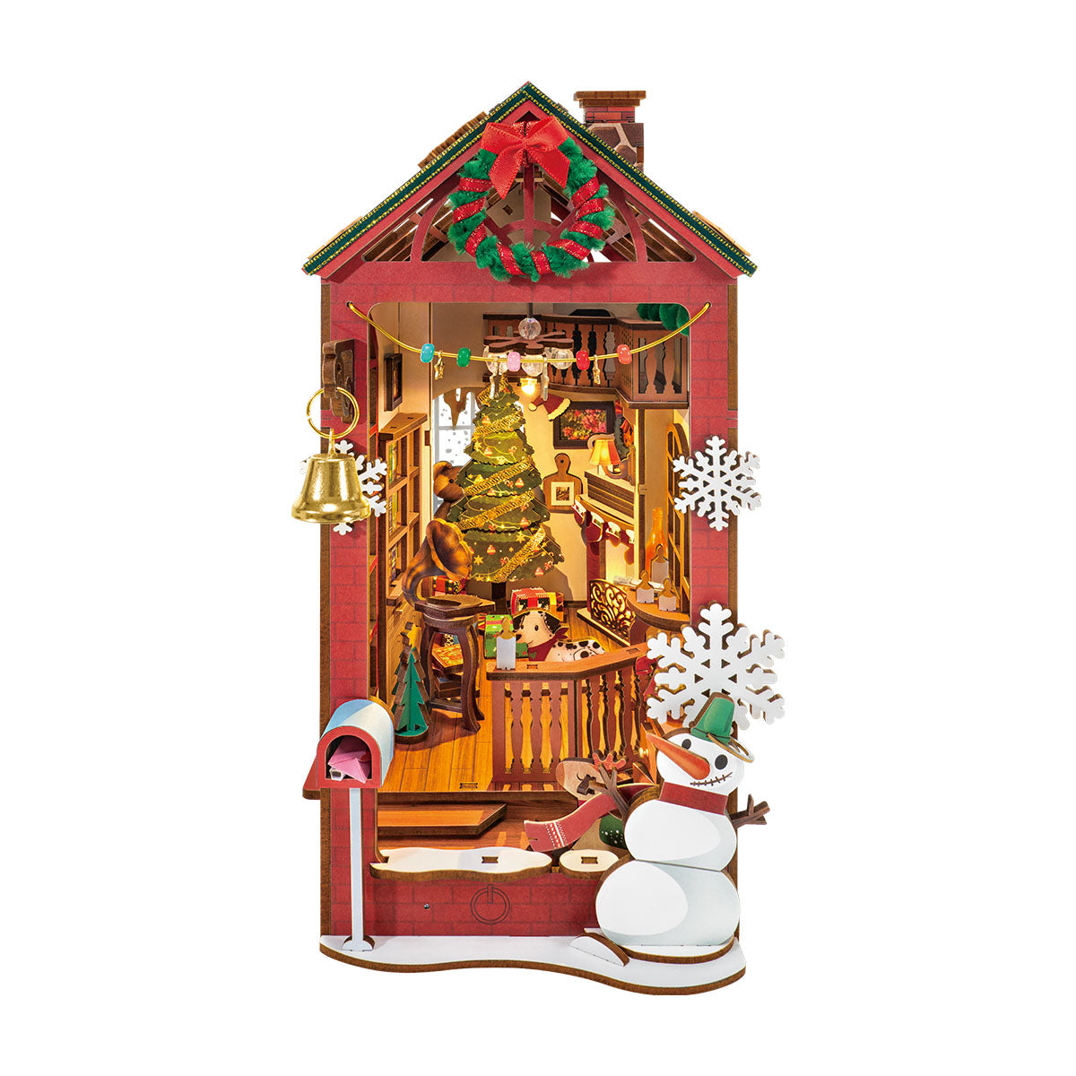 Rolife DIY Book Nook Kit -  Christmas Indoor Scene TGC07