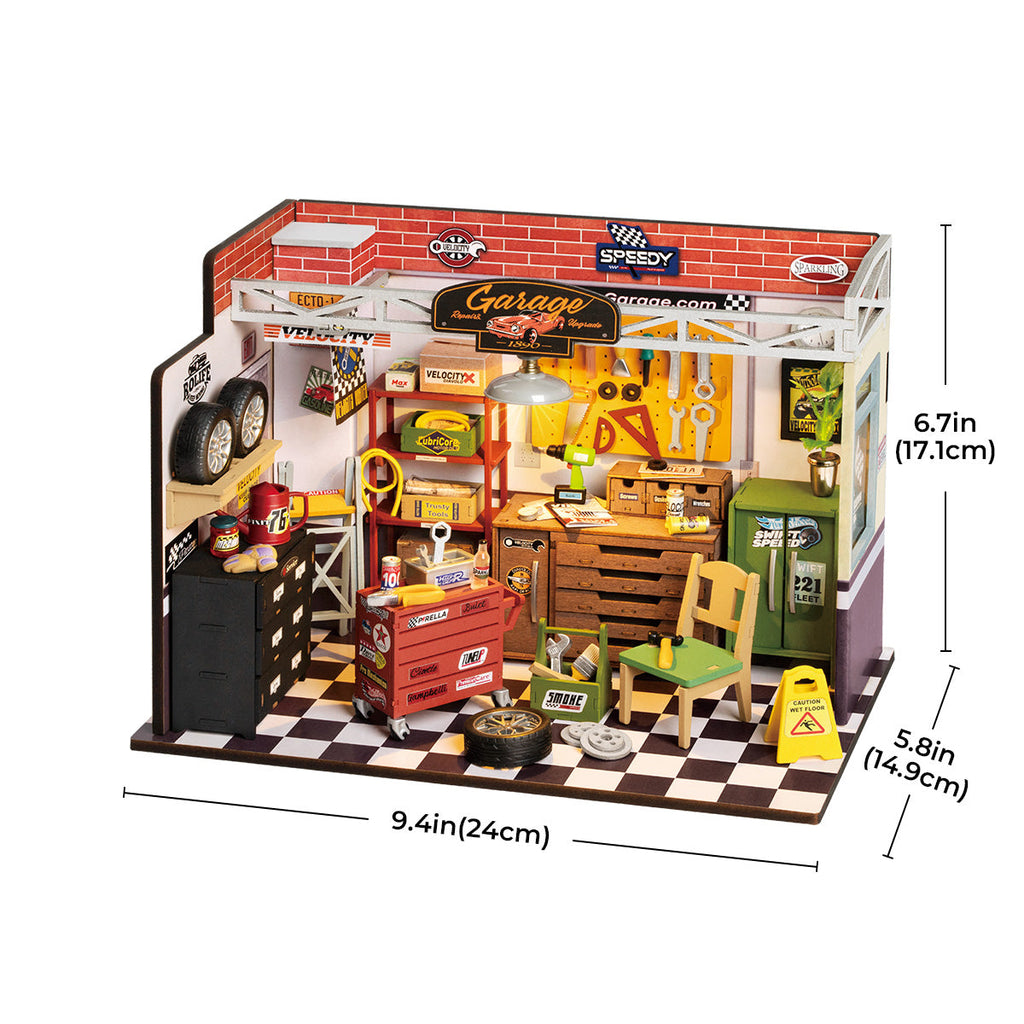 Rolife DIY Miniature House Kit - Garage Workshop  DG165