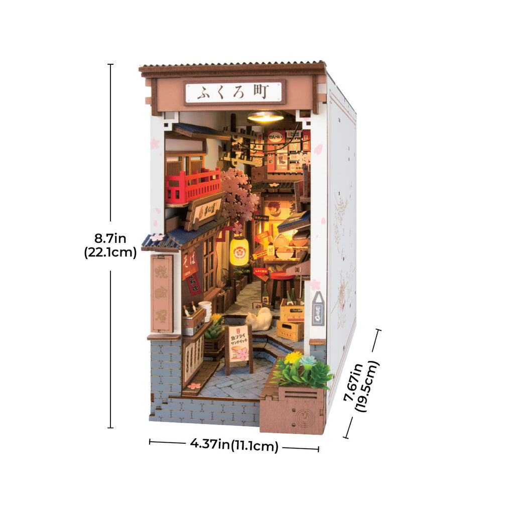 Rolife DIY Book Nook Kit - Sakura Wine Alley TGB11