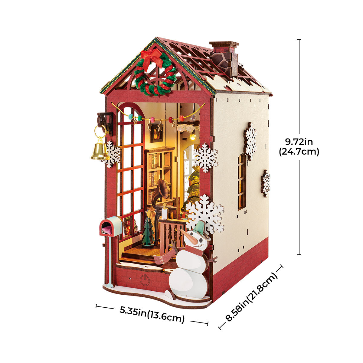 Rolife DIY Book Nook Kit -  Christmas Indoor Scene TGC07