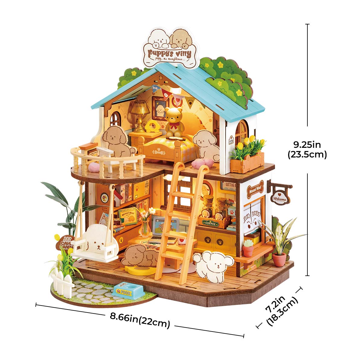 Rolife DIY Miniature House - Puppy's Cozy Villa DG169