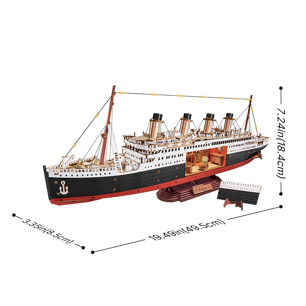 Rolife 3D Wooden Puzzle - 1912 Eternal Atlantic Voyager TGL02