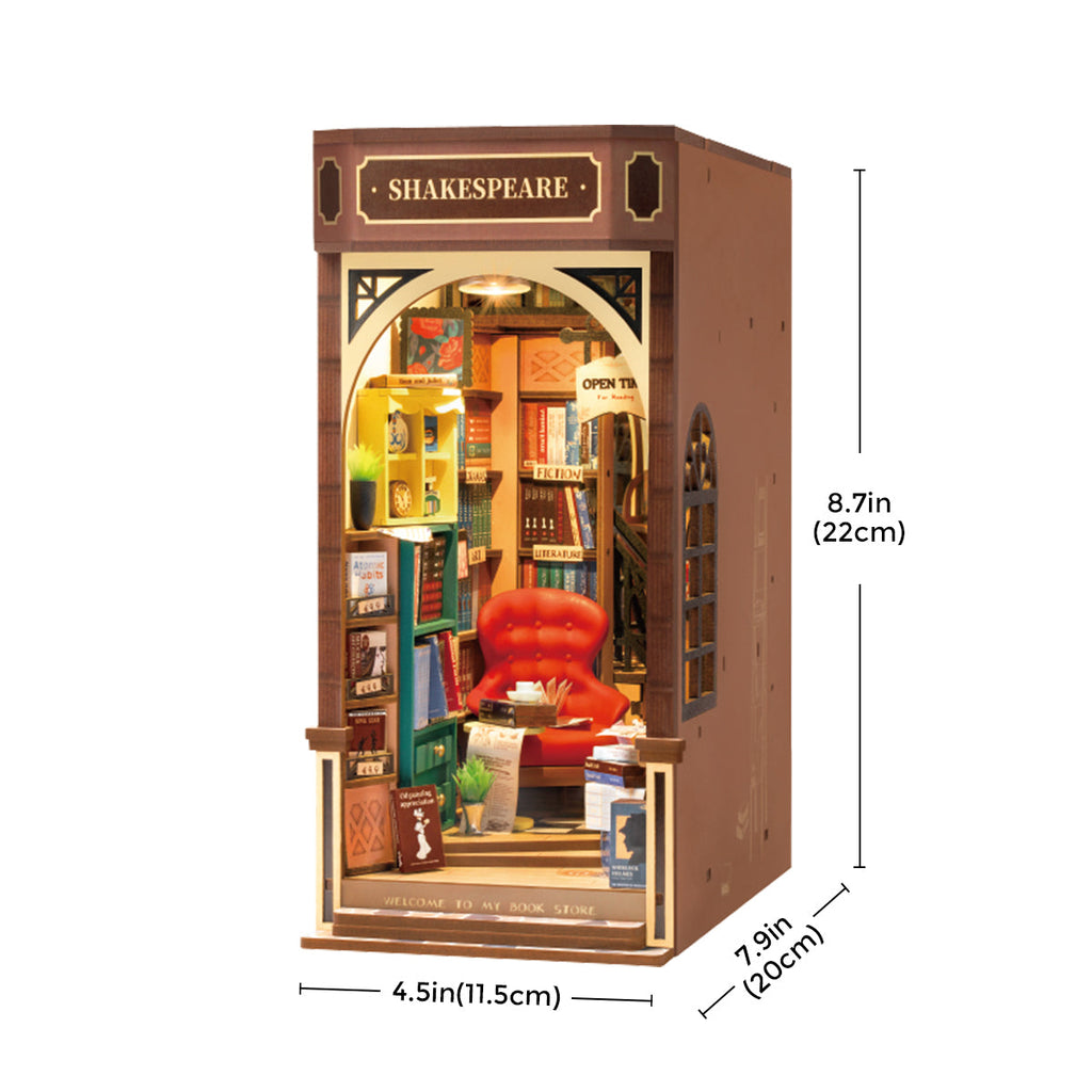 Rolife DIY Book Nook Kit - Bookstore TGB07