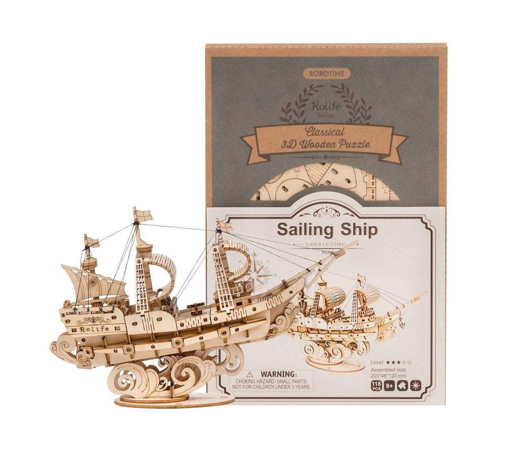 Rolife Modern 3D Wooden Puzzle - Sailling Ship TG305
