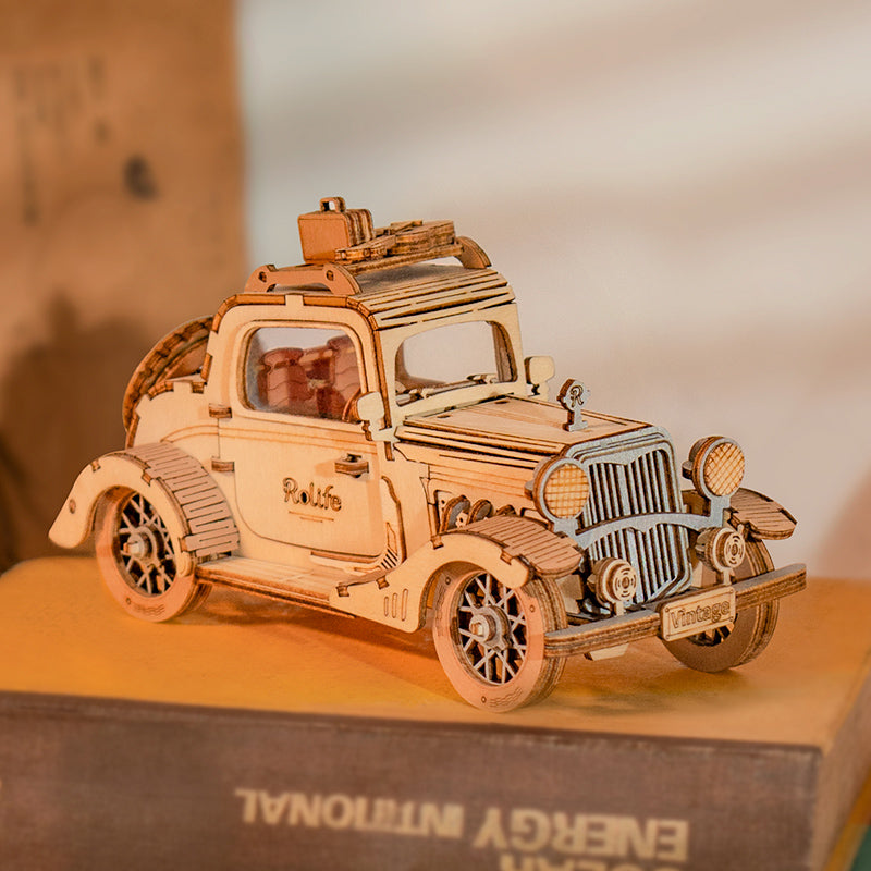 Rolife Modern 3D Wooden Puzzle - Vintage Car TG504
