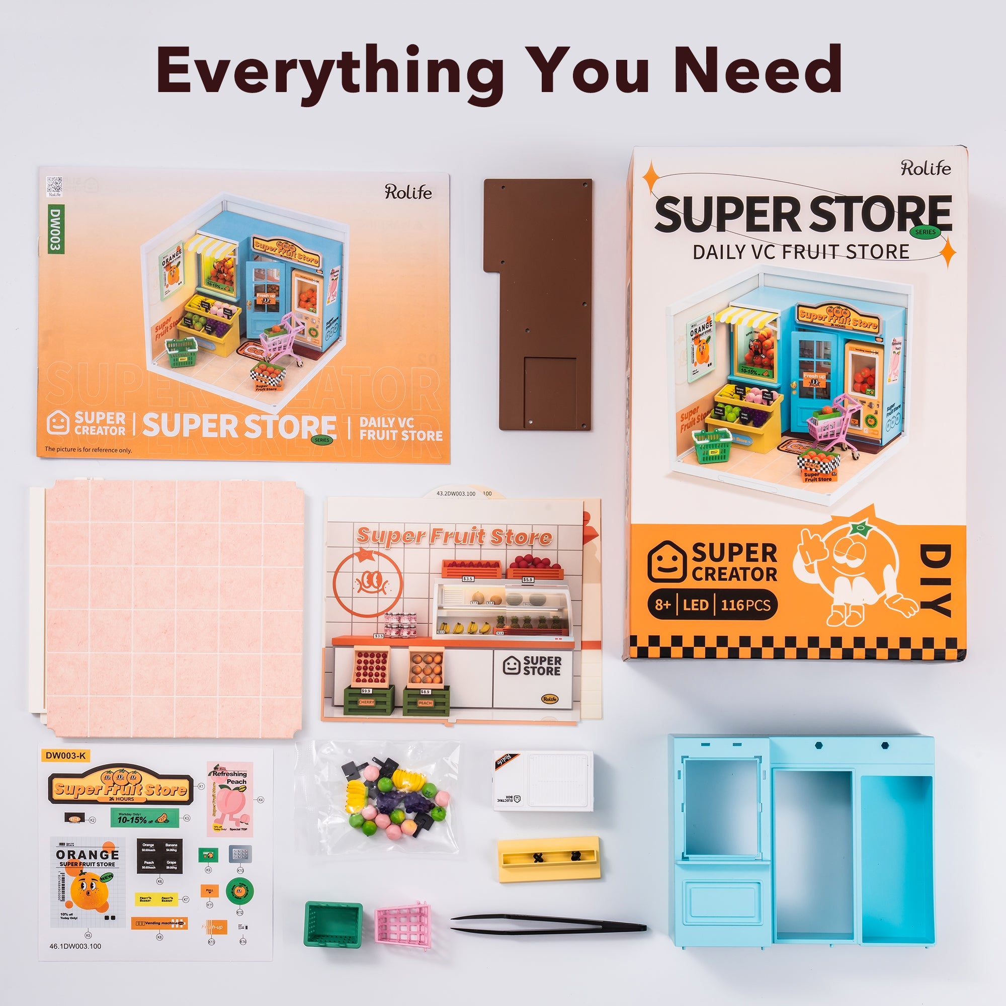 Rolife Super Fruit Store Super Creator Miniature House DW003