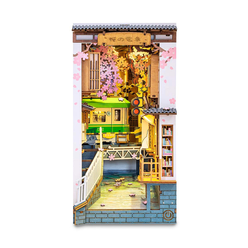 Rolife DIY Book Nook Kit - Sakura Densya TGB01