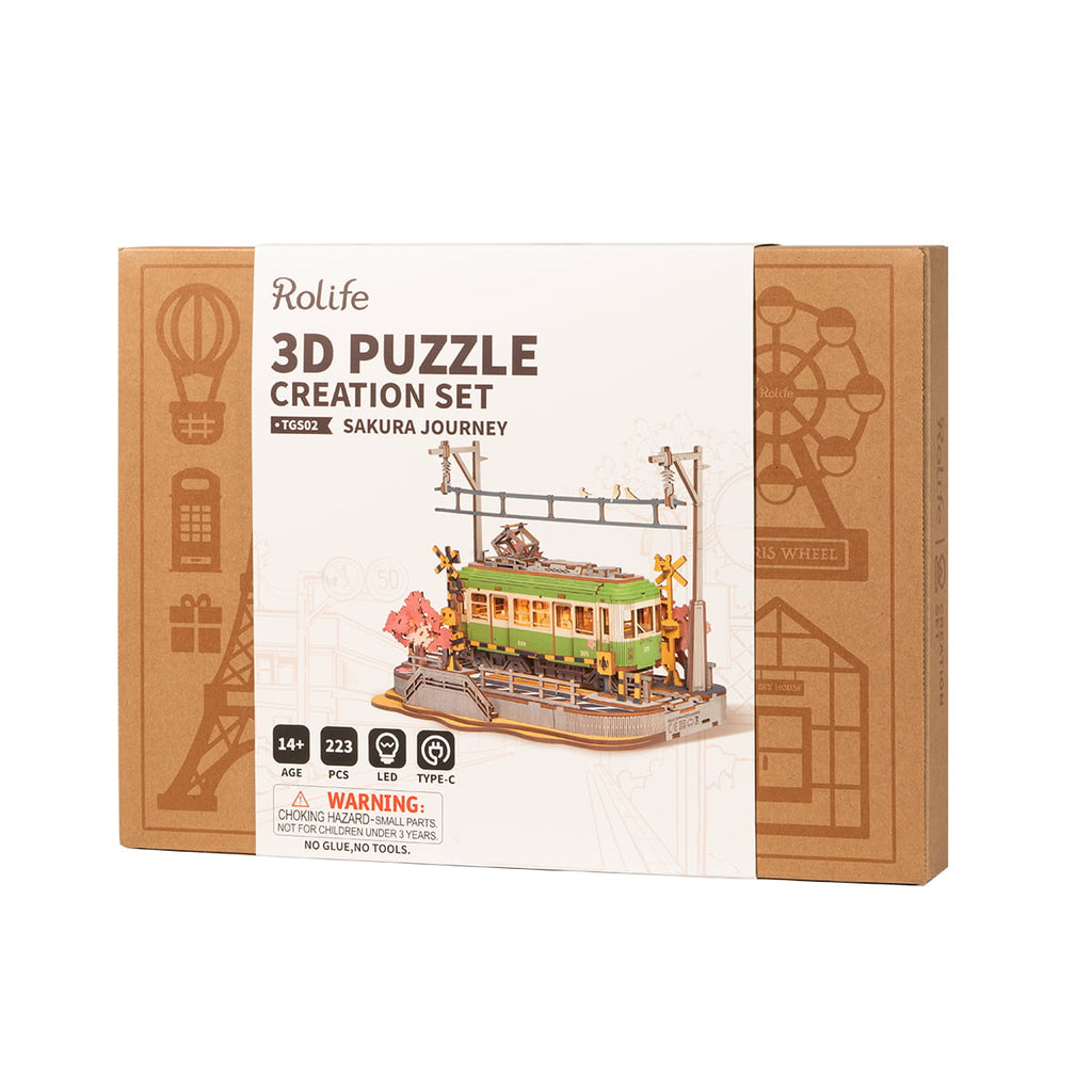 Rolife 3D Wooden Puzzle- Sakura Journey TGS02