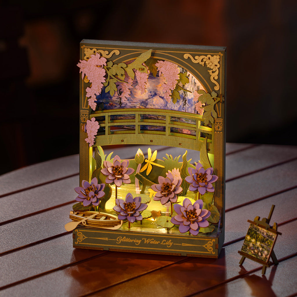 Rowood 3D Wooden Puzzle - Glittering Water Lily TH001