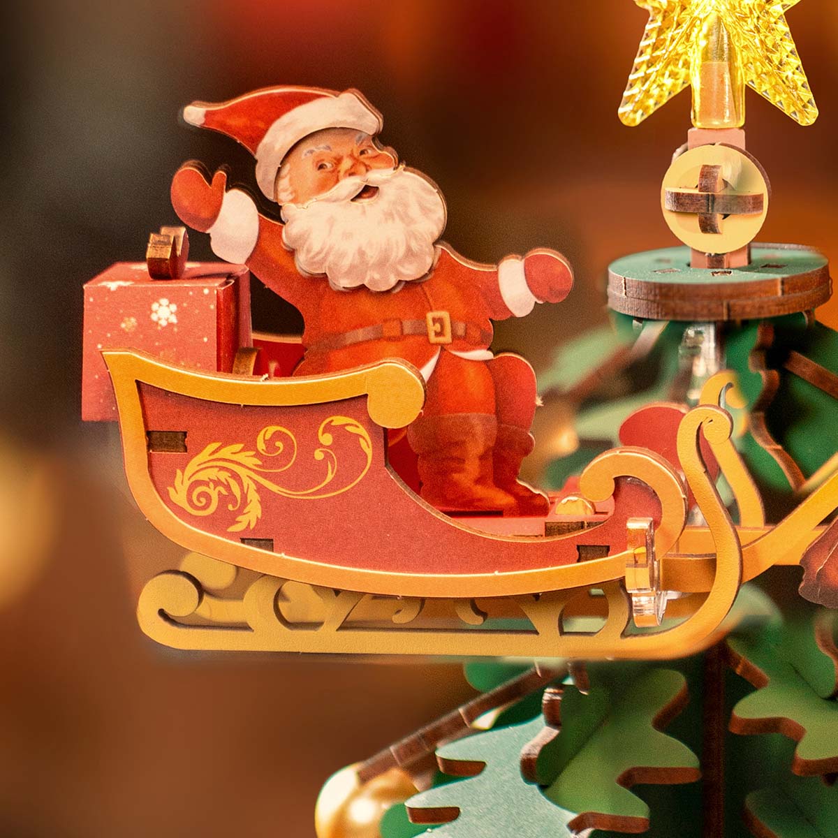 Rolife 3D Wooden Puzzle - Christmas Melody Tree AMS01