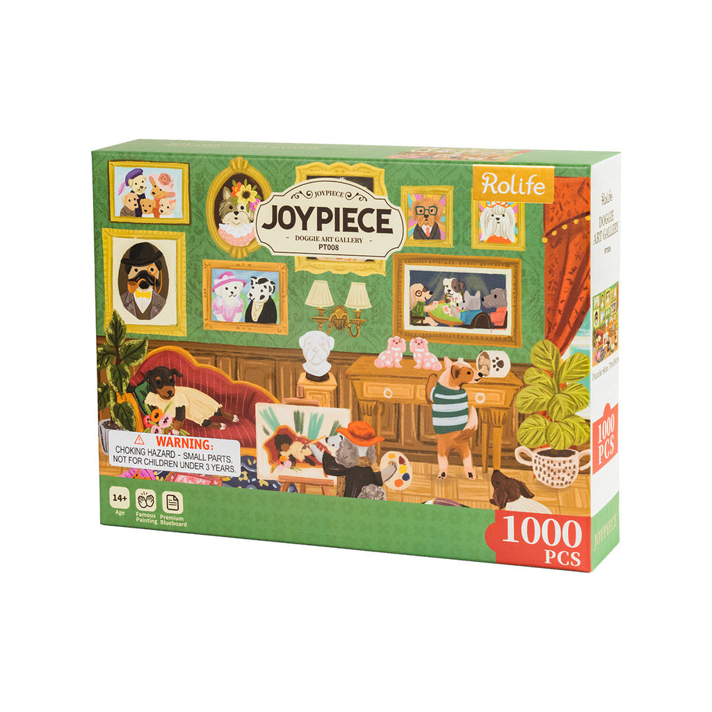 Rolife 1000 Piece Jigsaw Puzzle - Doggie Art Gallery  PT008