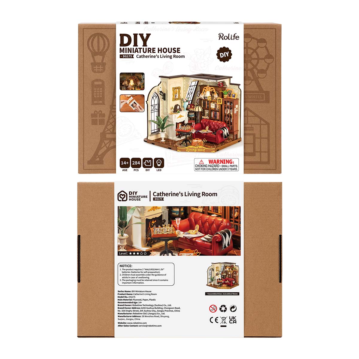 Rolife DIY Miniature House - Catherine's Living Room  DG175