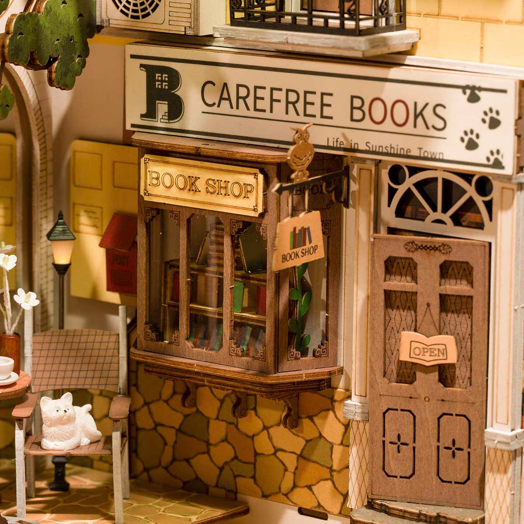 Rolife DIY Book Nook Kit - Sunshine Town TGB02