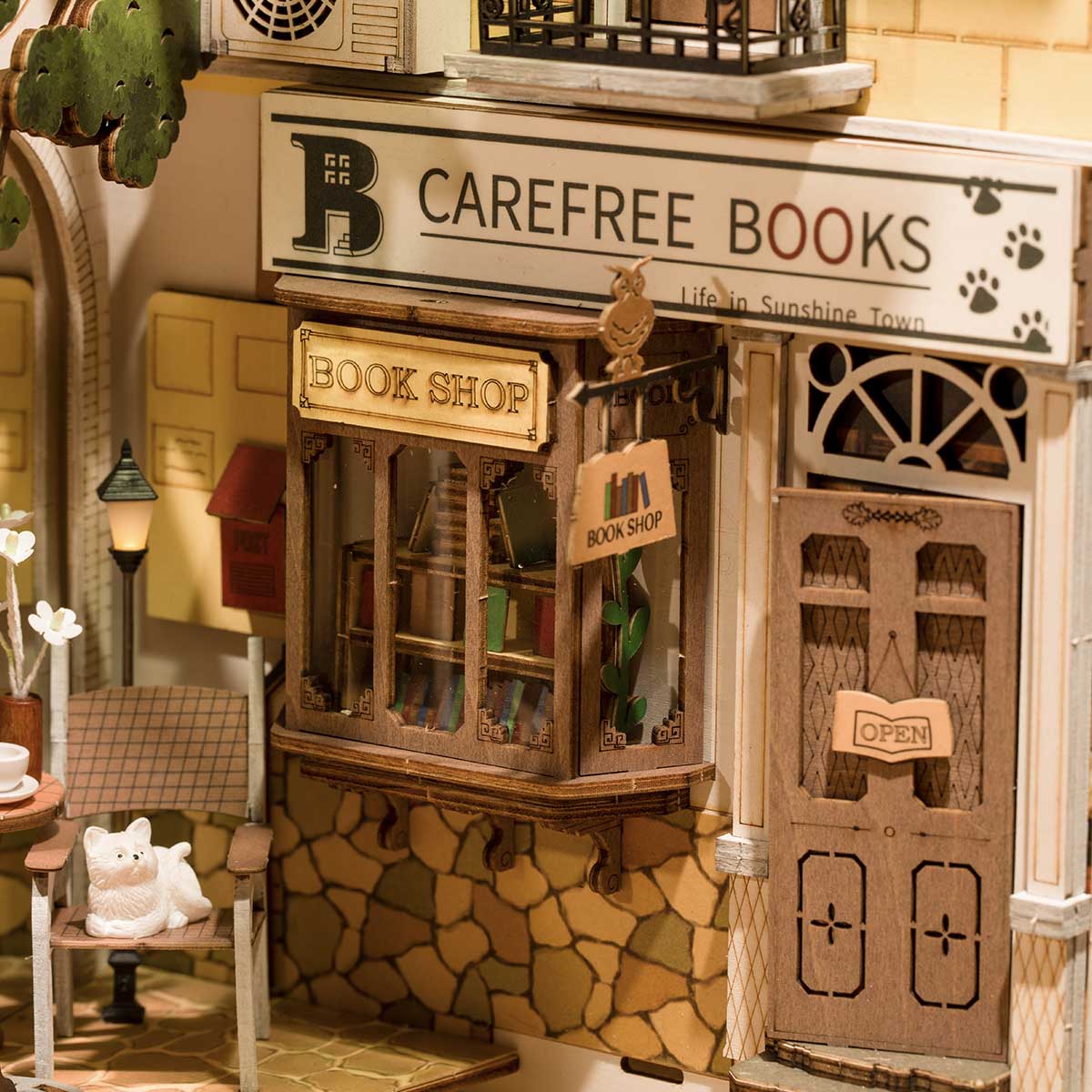 Rolife DIY Book Nook Kit - Sunshine Town TGB02