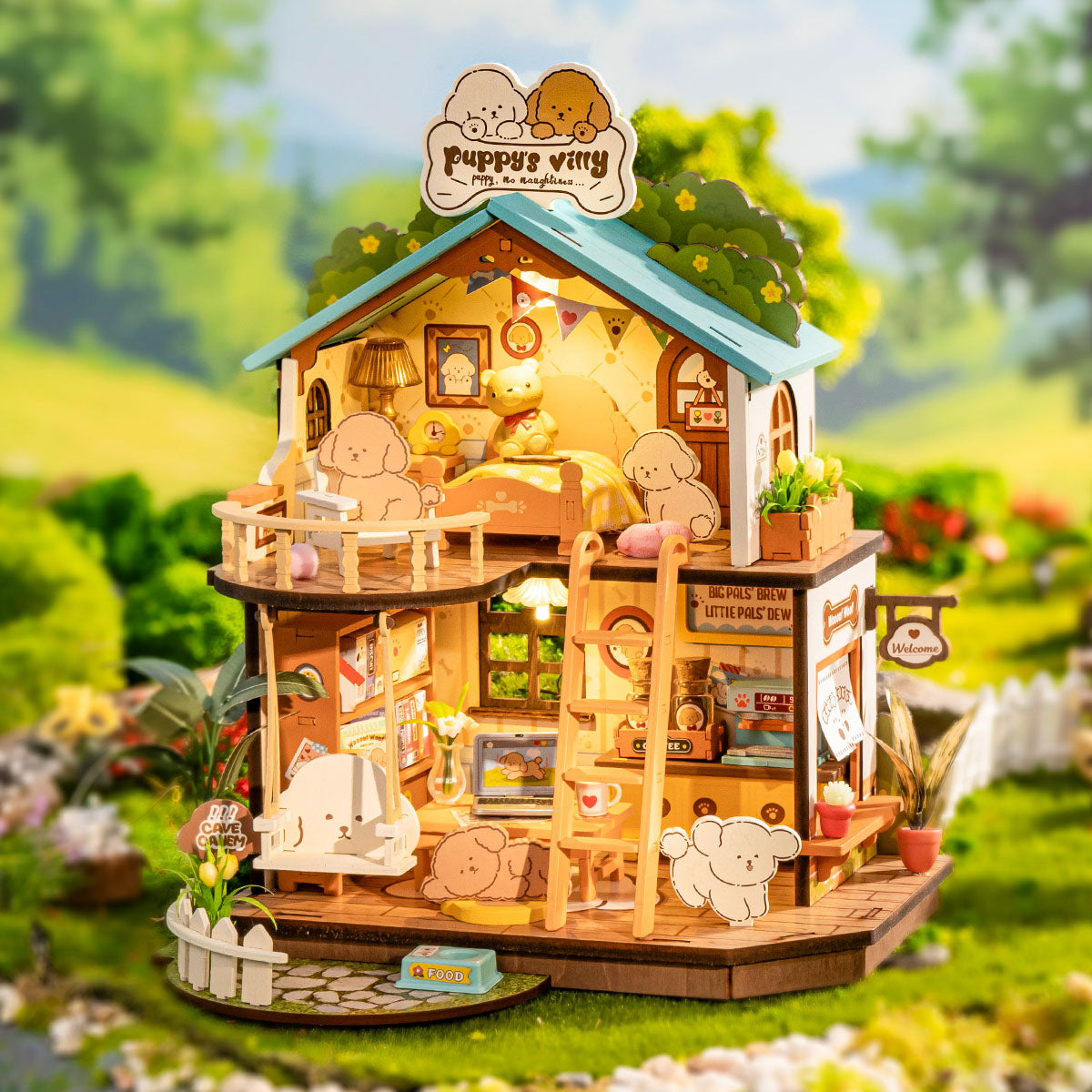 Rolife DIY Miniature House - Puppy's Cozy Villa DG169