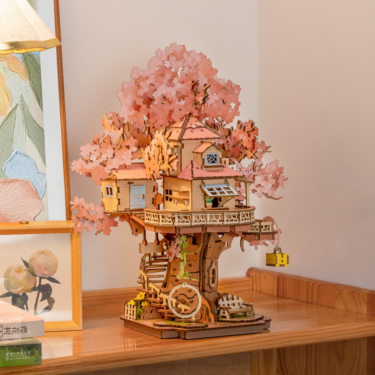 Rolife 3D Wooden Puzzle - Sakura Tree House  TGS04