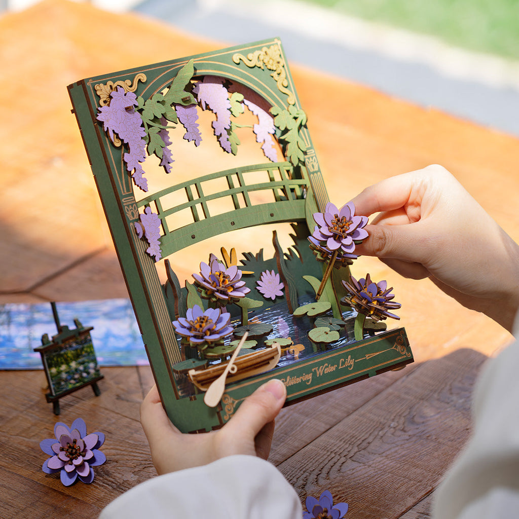 Rowood 3D Wooden Puzzle - Glittering Water Lily TH001