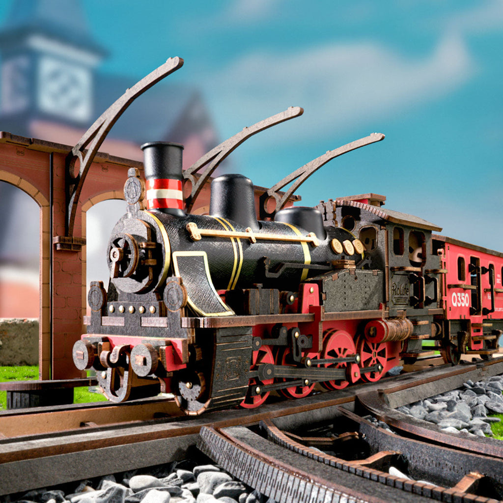 Rolife 3D Wooden Puzzle - Steam Journey TGS01
