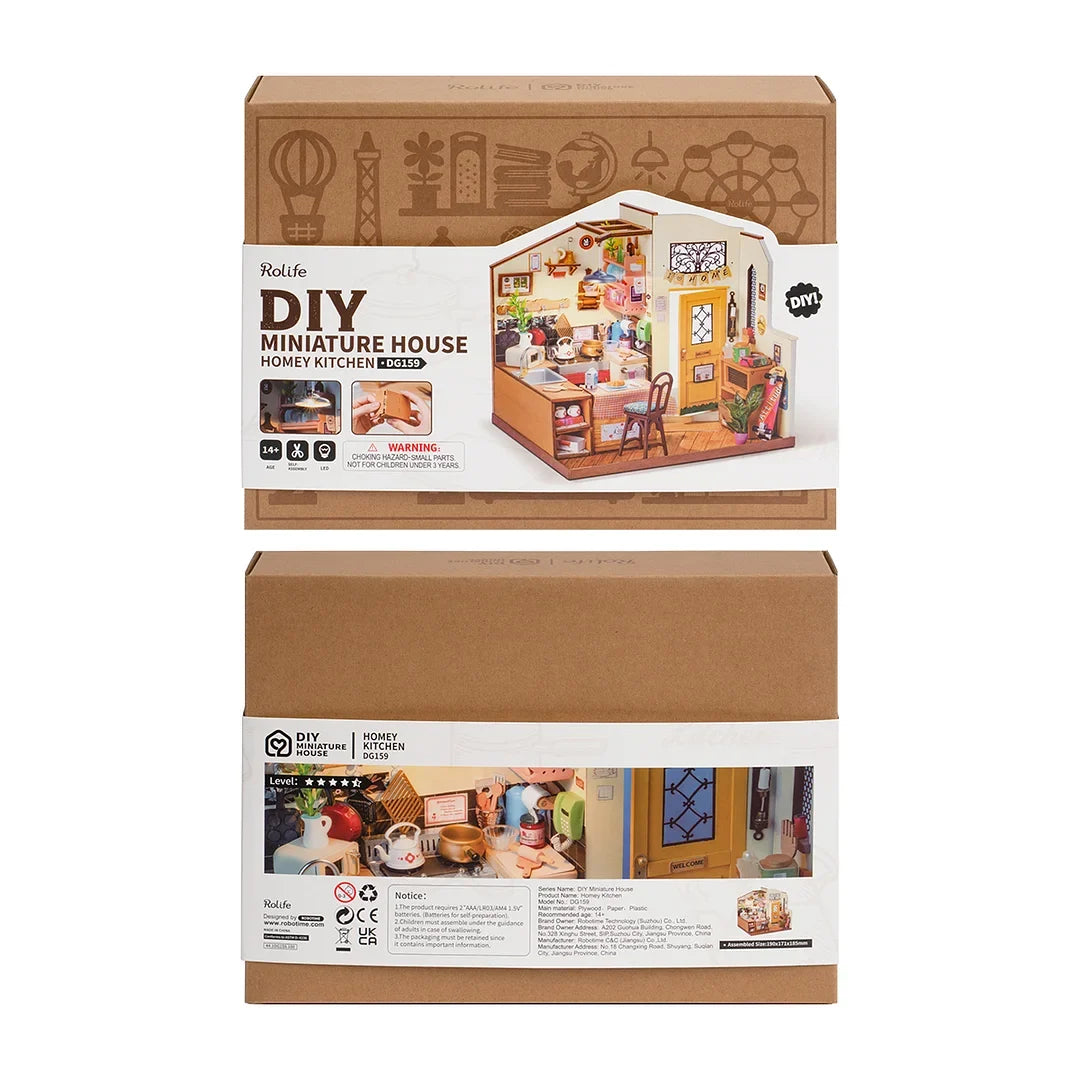 Rolife DIY Miniature House - Cozy Kitchen DG159