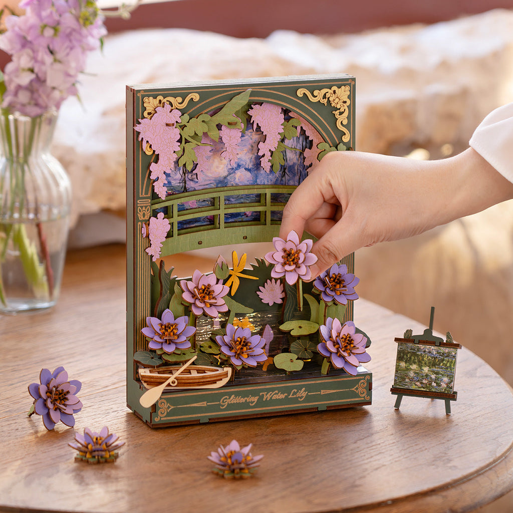 Rowood 3D Wooden Puzzle - Glittering Water Lily TH001