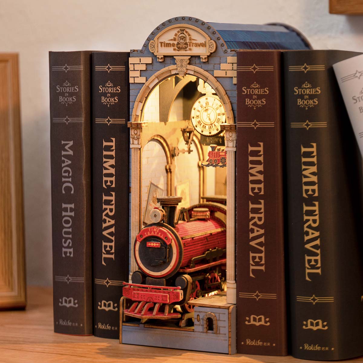 Rolife DIY Book Nook Kit - Stories in Books(4 Kits)