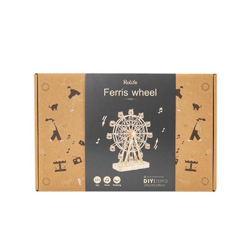 Rolife Modern Music Box - Gaint 3D Wooden Puzzle - Ferris Wheel TGN01