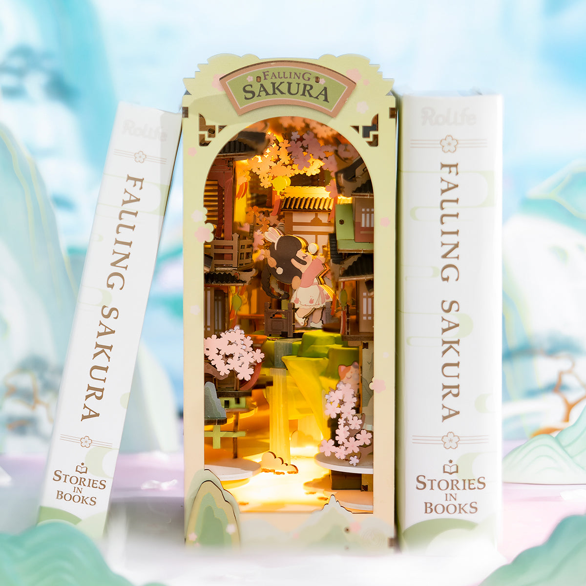 Rolife DIY Book Nook Kit - Falling Sakura TGB05