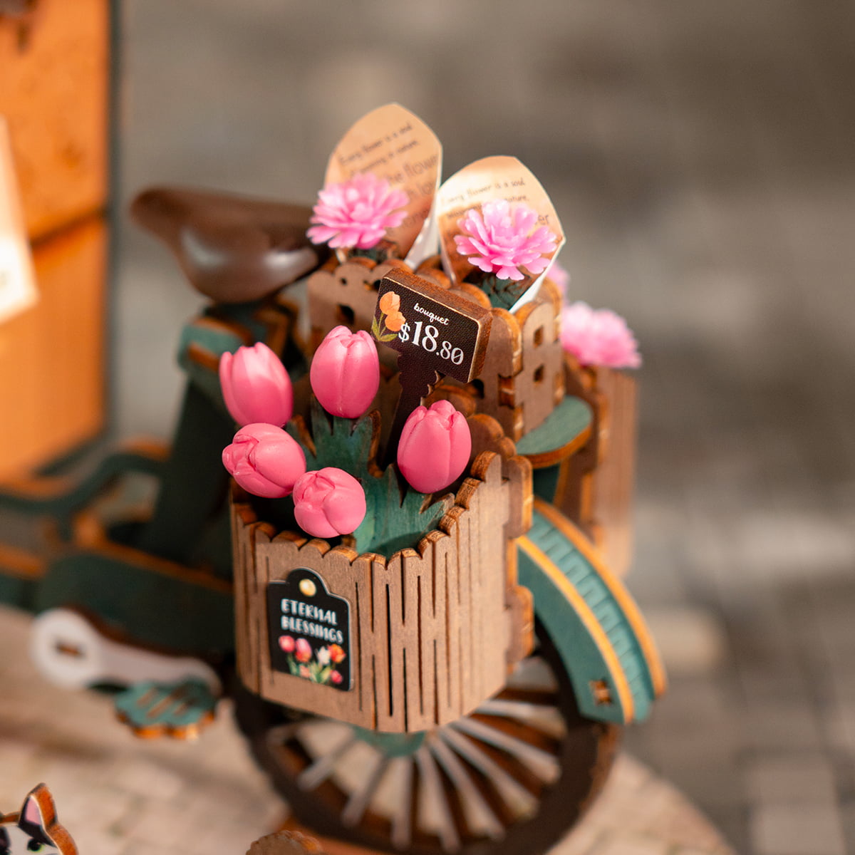 Rolife 3D Wooden Puzzle- Bloosom Cart TGS03