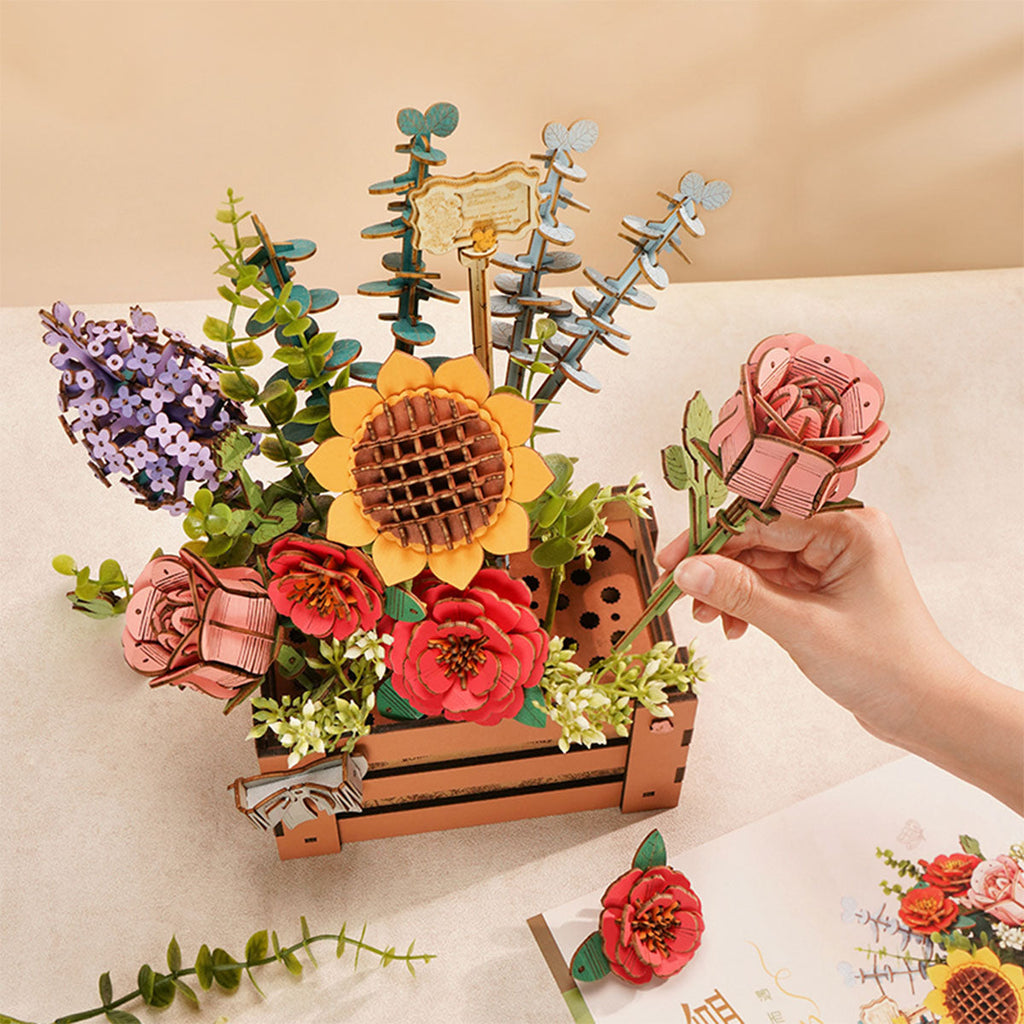 Rowood DIY 3D Puzzle - Wooden Bloom Box  TW02H