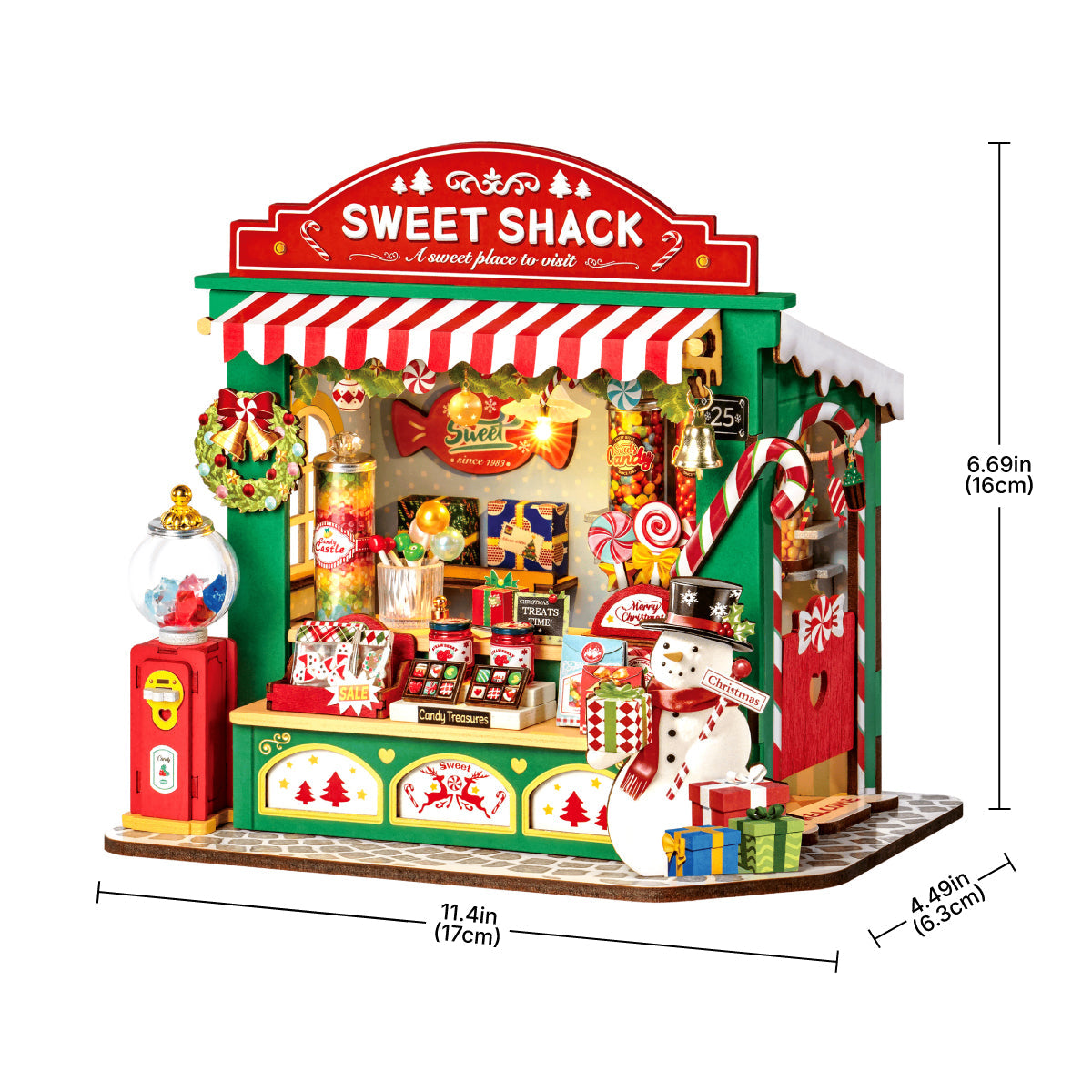 Rolife DIY Miniature House -  Christmas Candy Stand  DS043