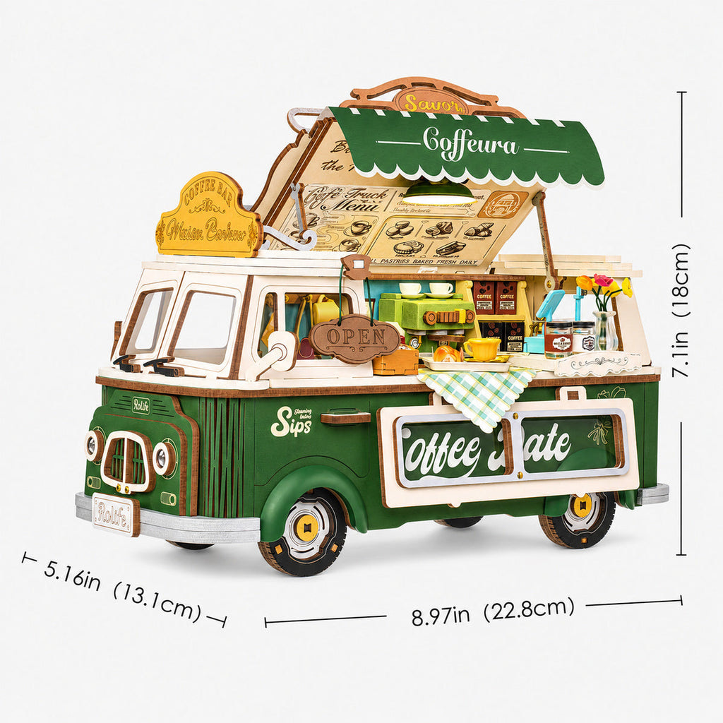 Rolife 3D Wooden Puzzle - Leo's Coffee Truck TGS07