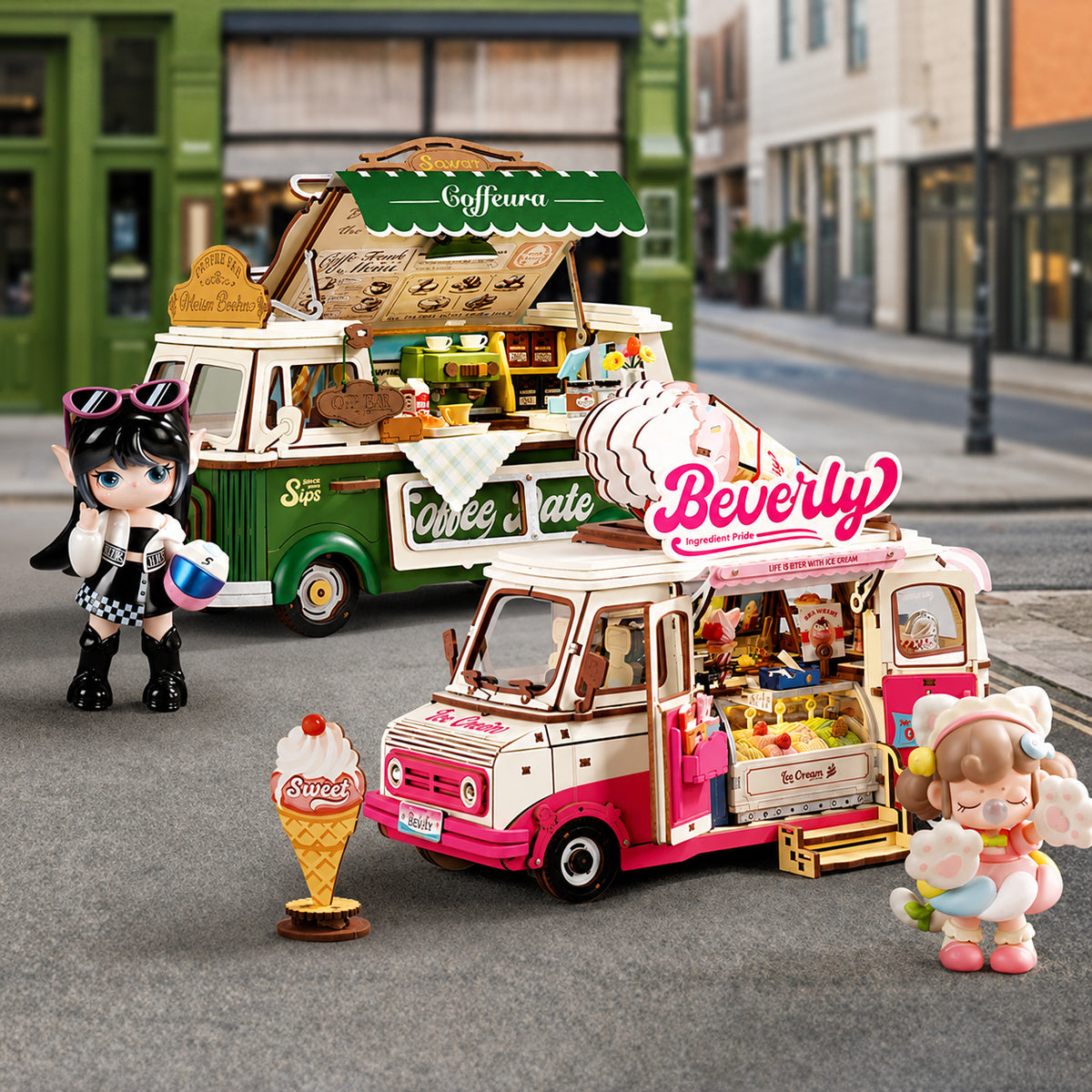 Rolife 3D Wooden Puzzle - Leo's Coffee Truck TGS07