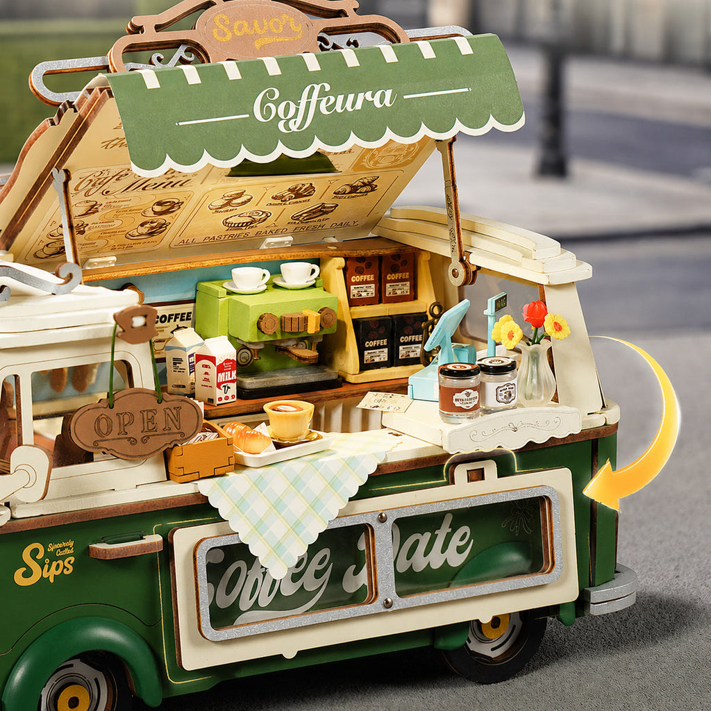 Rolife 3D Wooden Puzzle - Leo's Coffee Truck TGS07