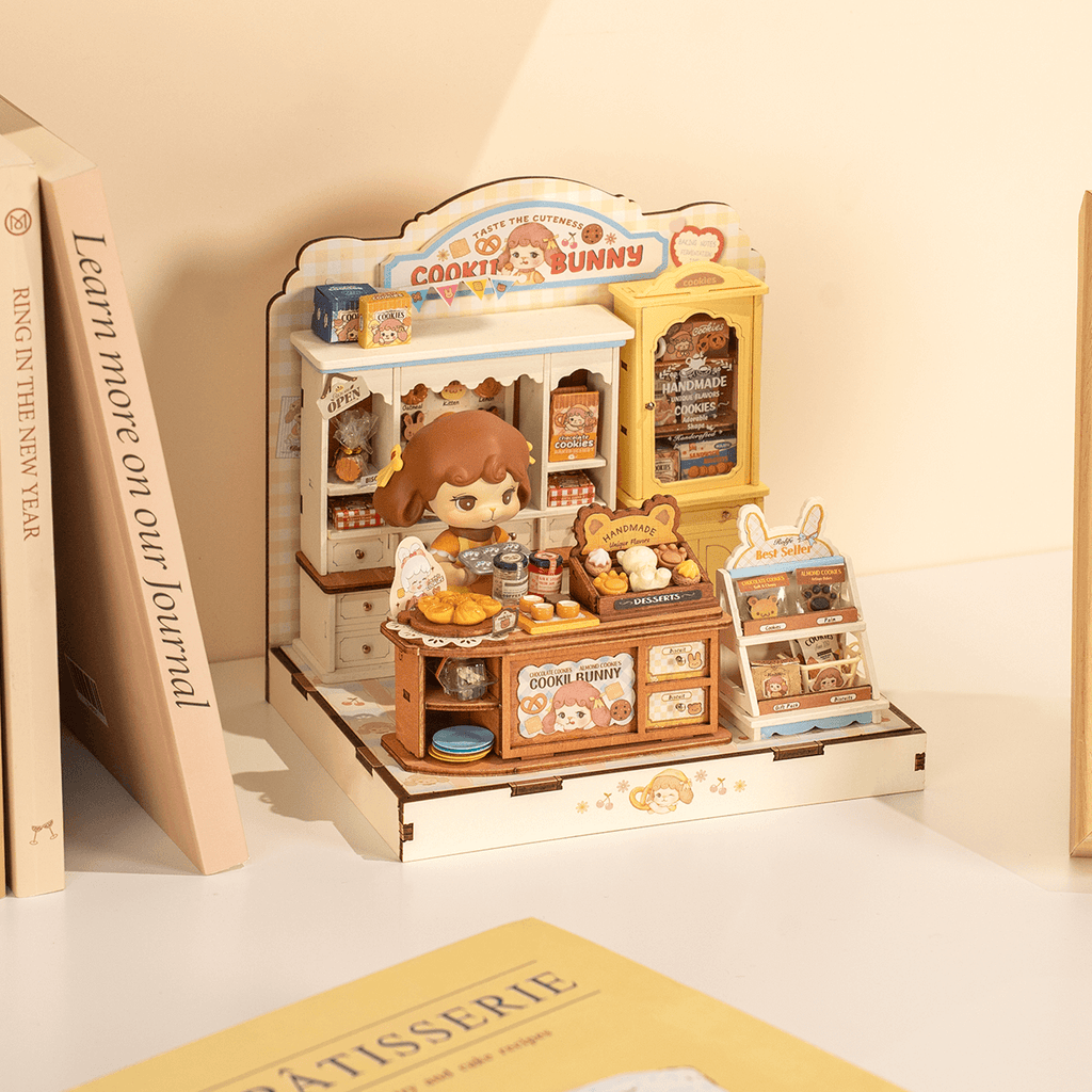 Rolife Cookii Bunny's Cookie Shop DIY Miniature House DG177