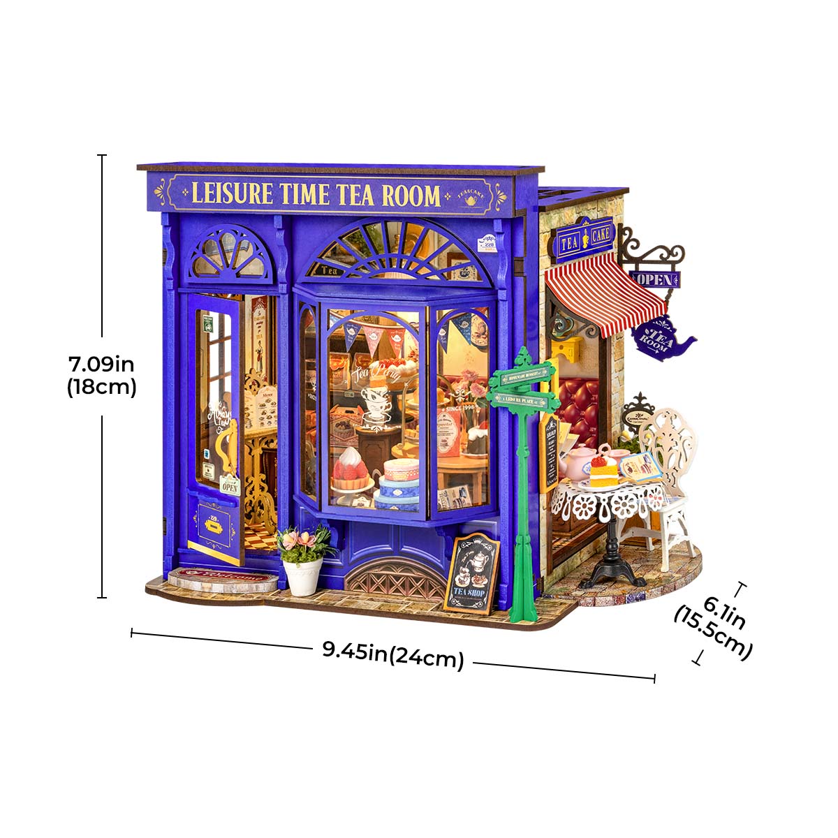 Rolife DIY Miniature House - Leisure Time Tea Room  DG171