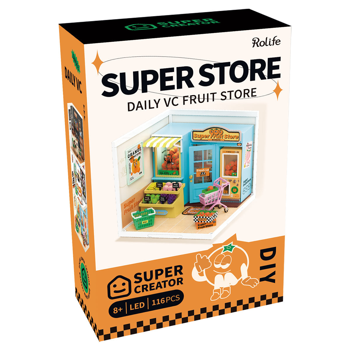Rolife Super Fruit Store Super Creator Miniature House DW003