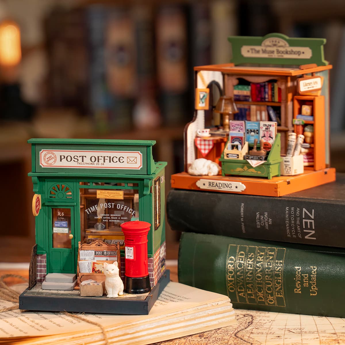 Rolife DIY Miniature House - The Muse Bookshop DS040