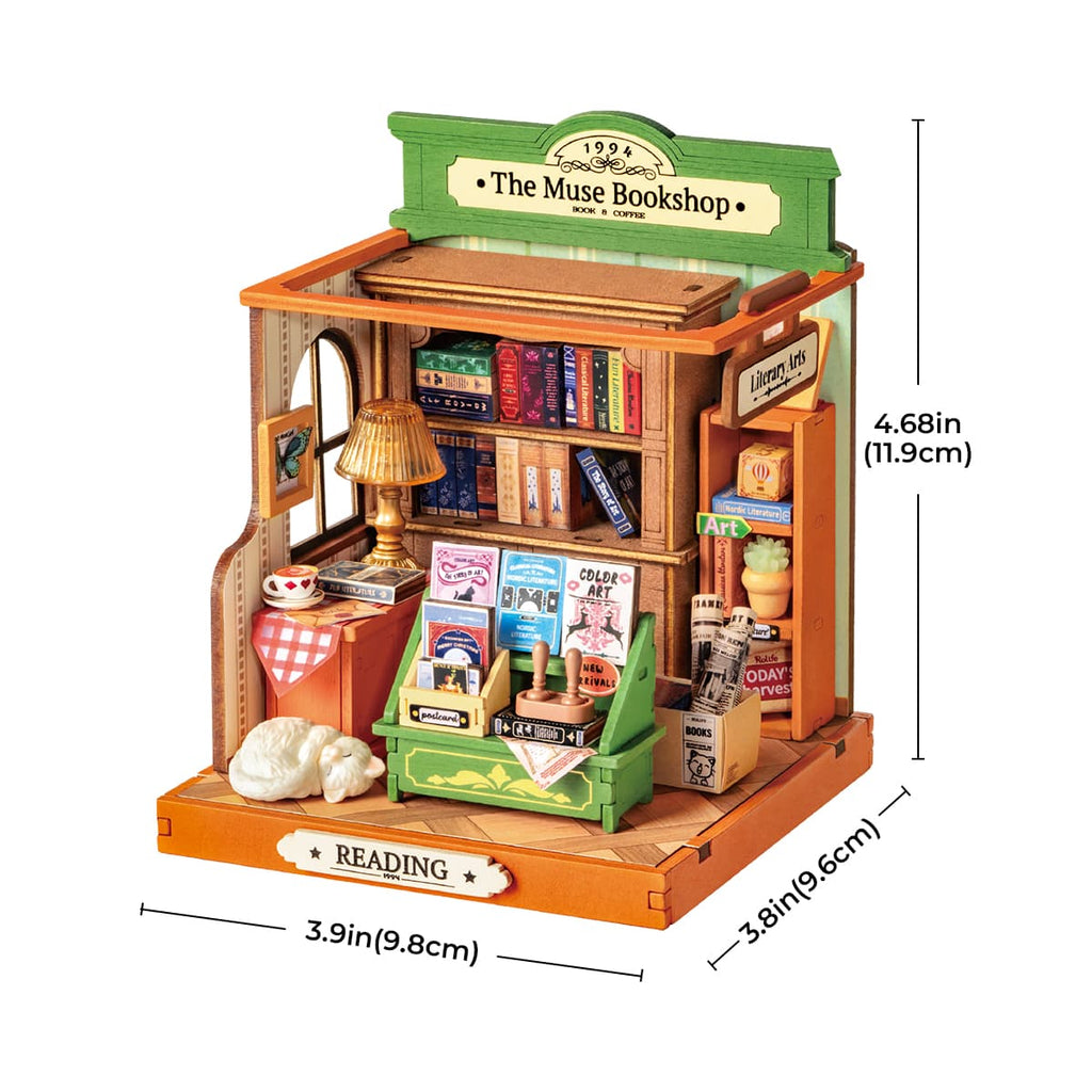 Rolife DIY Miniature House - The Muse Bookshop DS040