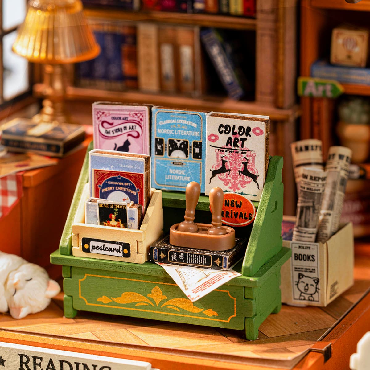 Rolife DIY Miniature House - The Muse Bookshop DS040