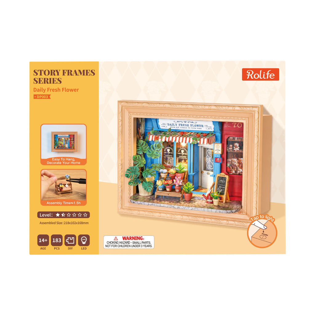 Rolife 3D Wooden Puzzle - Daily Fresh Flower DP003