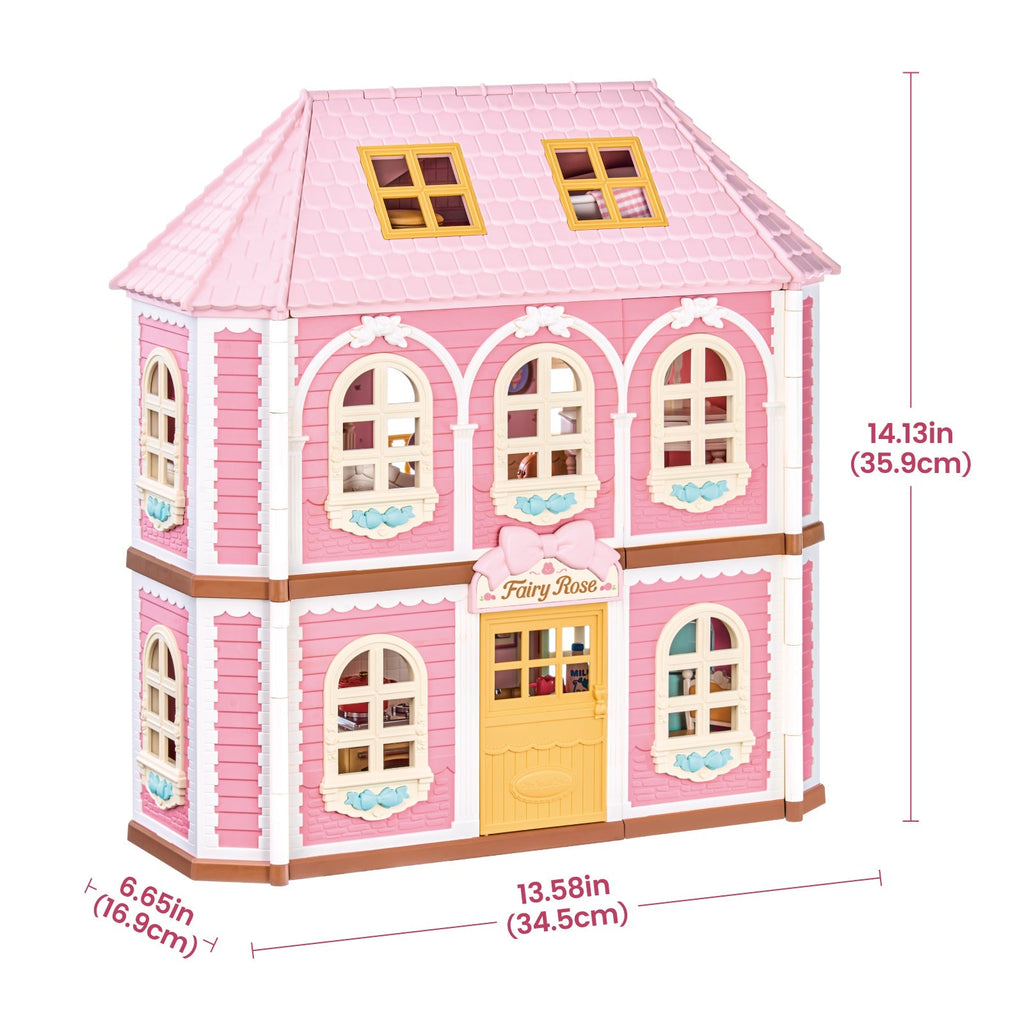 Rolife DIY Dollhouse Kit- Haley Island Fairy Rose Cottage HH001