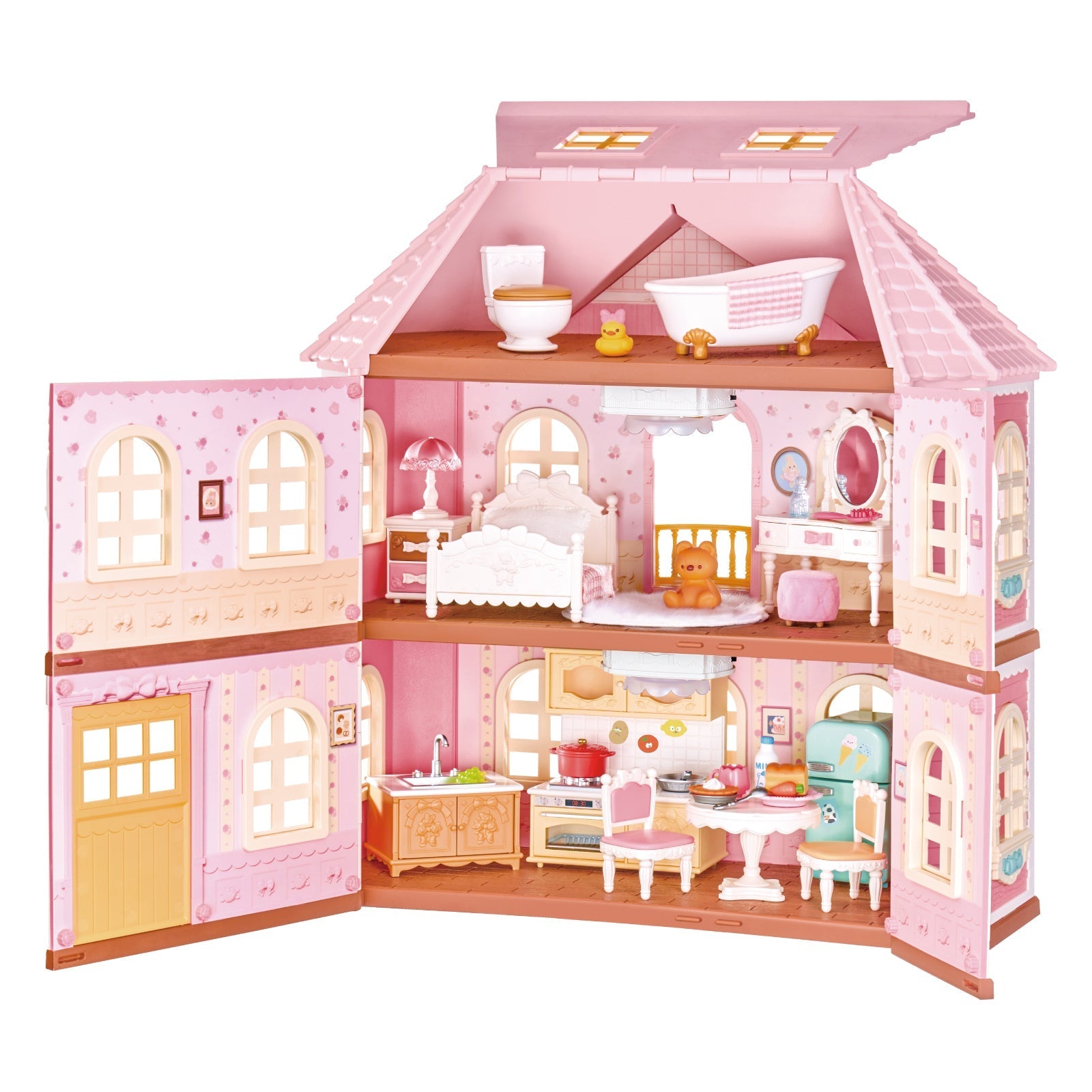 Rolife DIY Dollhouse Kit- Haley Island Fairy Rose Cottage HH001