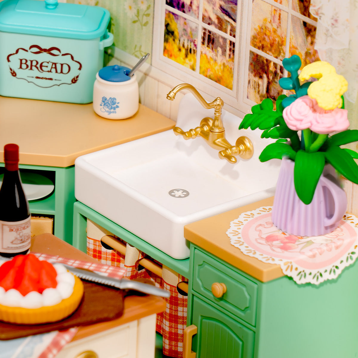 Rolife Farmhouse Kitchen Super Creator Miniature House DW024