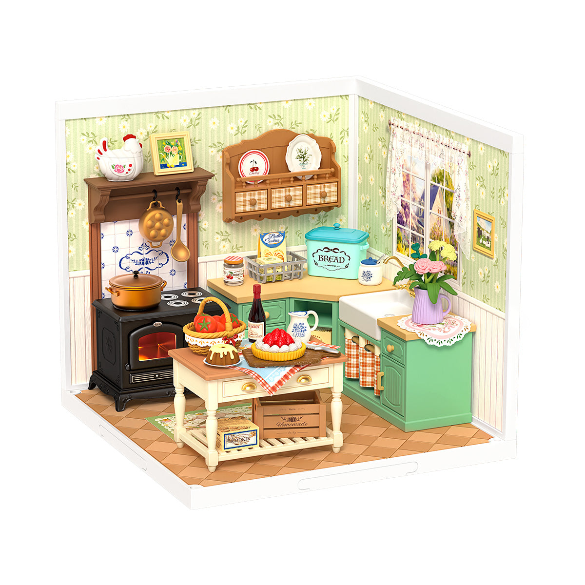 Rolife Farmhouse Kitchen Super Creator Miniature House DW024