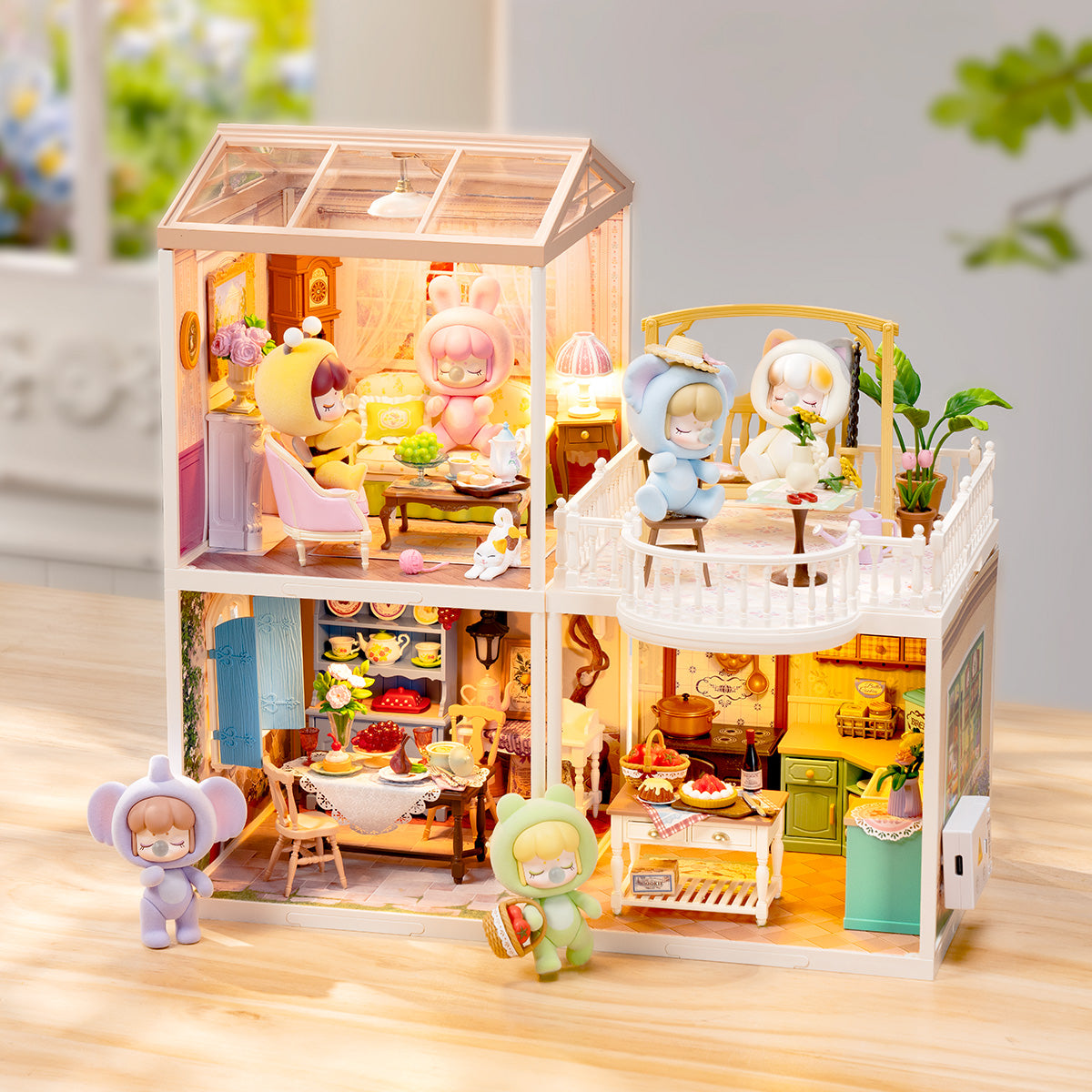 Rolife Farmhouse Kitchen Super Creator Miniature House DW024