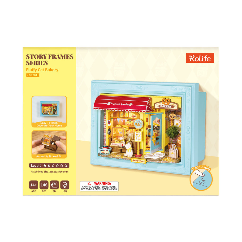 Rolife 3D Wooden Puzzle - Fluffy Cat Bakery DP001