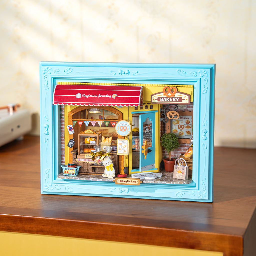 Rolife 3D Wooden Puzzle - Fluffy Cat Bakery DP001